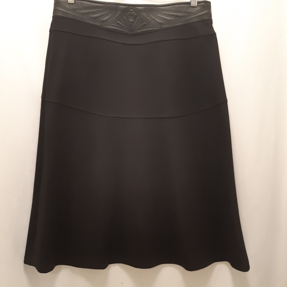 Simon Chang Black Embellished Skirt